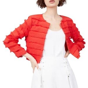 Club Monaco Cropped Linen Blazer